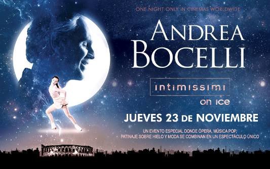 Andrea Bocelli y el mejor patinaje sobre hielo en cines en A Legend of Beauty  