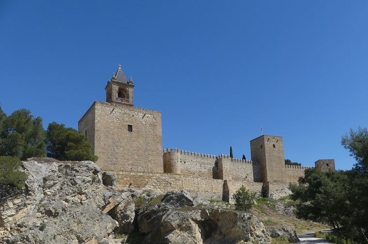 Alcazaba de Antequera, recientemente se descubrió un huerto almohade casi a los pies de las murallas