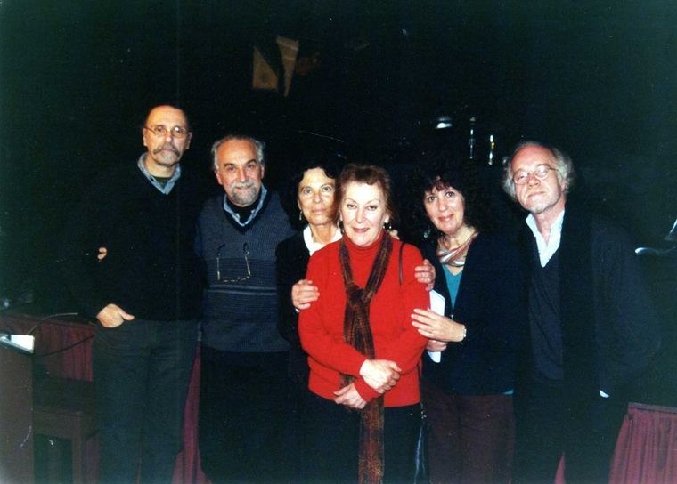 Alfredo Palacio con Rolando Revagliatti, Alberto Boco, María Julia De Ruschi, María del Carmen Suárez y Alicia Grinbank en 2007