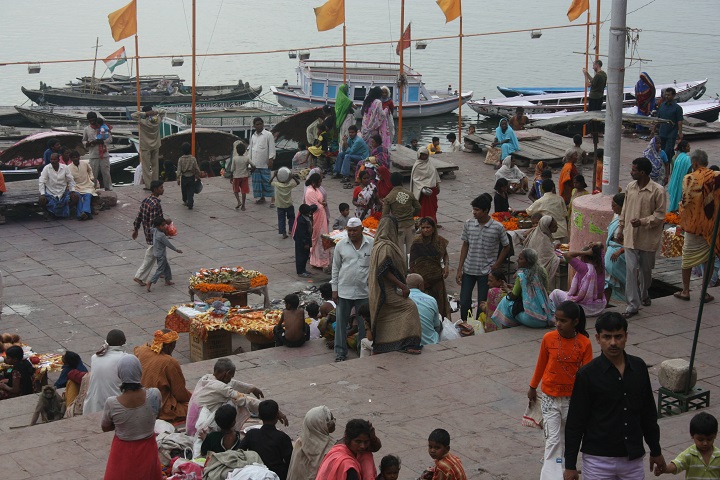 El Ganges a su paso por Benarés