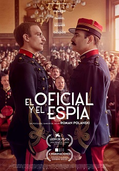 “El oficial y el espía”, escrita y dirigida por Roman Polanski, la nueva película del cineasta nacido en París, basada en el Caso Dreyfus