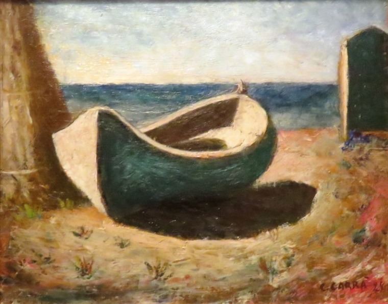 La barca, 1928. Carlo Carrà