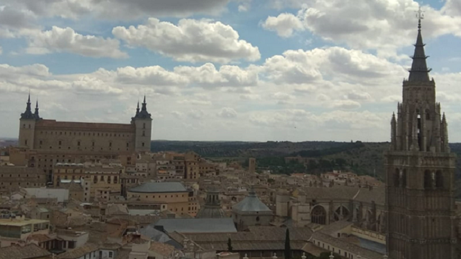 Vista de Toledo desde las torres de San Ildefonso (iglesia de los Jesuitas)