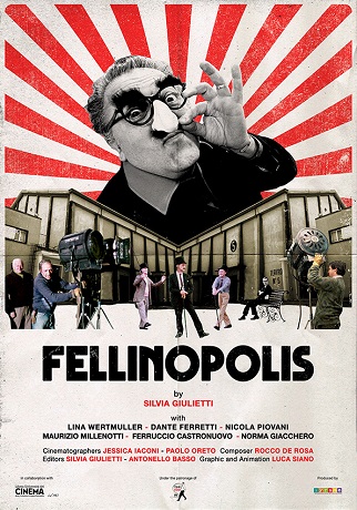 Cártel de la película de Federico Fellini 'Fellinópolis'