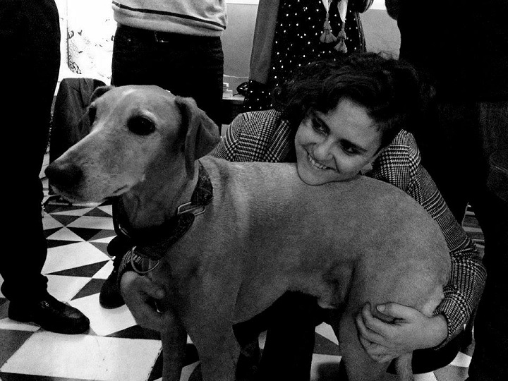 Noelia Illan Conesa con su perro