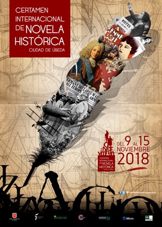 Cartel del Certamen de Novela Histórica Ciudad de Úbeda