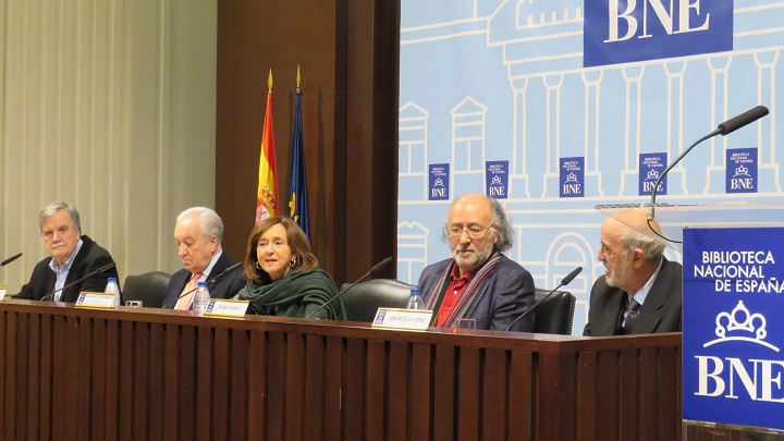 Manuel Suárez González, José Manuel Delgado de Luque, Ana Santos Aramburo, Rogelio Blanco y José María G. de la Torre