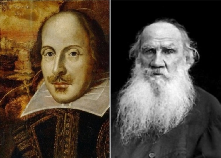 William Shakespeare y León Tolstoi