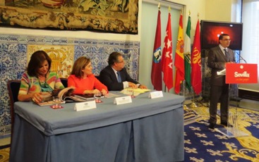 Ana Botella, Soraya Sáenz de Santamaría, Antonio Zoído y Francisco Robles