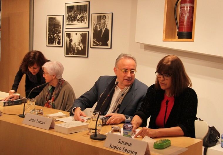 Cristina Castro, Ana Martín Gaite, Ángel Teruel y Susana Sueiro Seoane