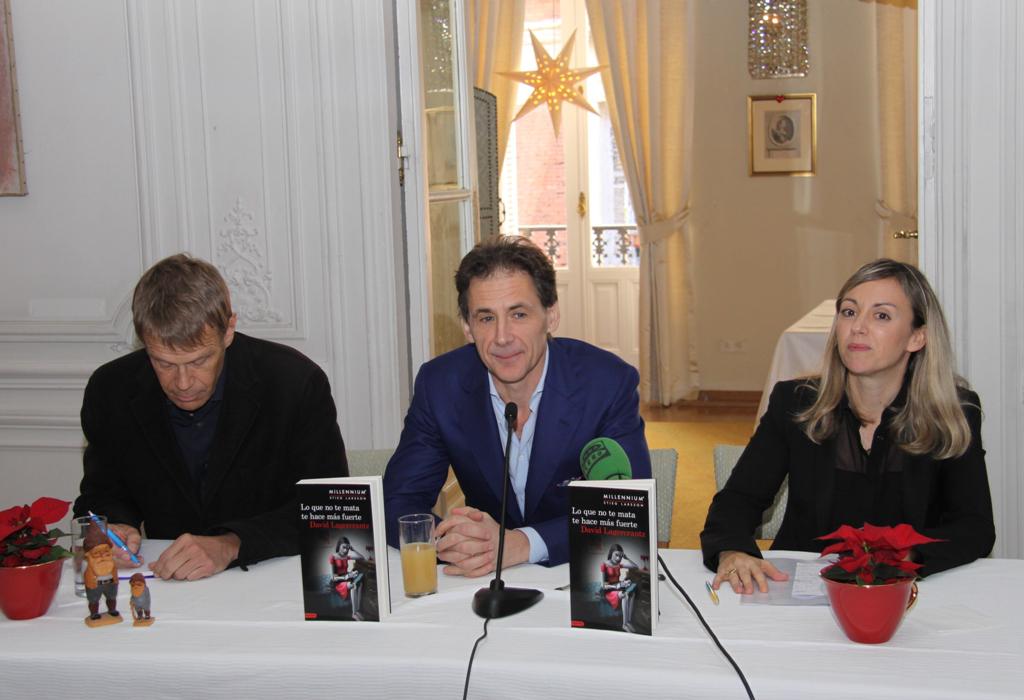 David Lagercrantz, autor de la nueva entrega de la serie “Millennium”, de visita por España
