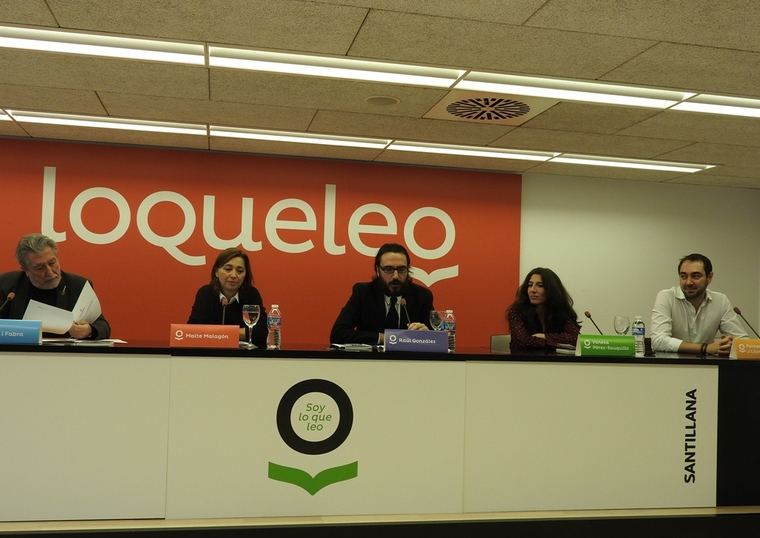 Jordi Sierra i Fabra, Maite Malagón, Raúl González, Vanesa Pérez-Sauquillo y Fernando J. López 