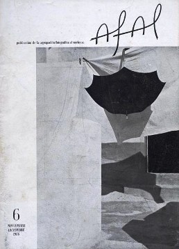 Afal, revista bimestral de fotografía y cinematografía, nº 6. Almería. Agrupación Fotográfica Almeriense, noviembre- diciembre 1956. (Fotografía de cubierta: Carlos Pérez Siquier)
