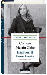Galaxia Gutenberg publica el quinto volumen de las Obras Completas de Carmen Martín Gaite