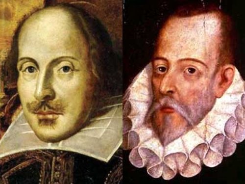 William Shakespeare y Miguel de Cervantes