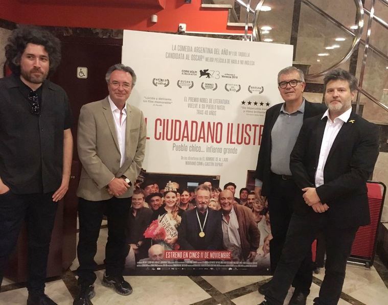 Mariano Cohn, Óscar Martínez, Javier Velasco y Gastón Duprat