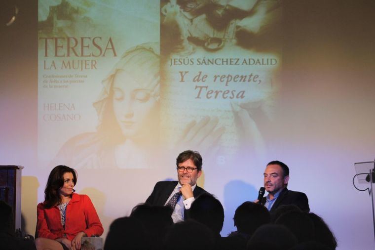Helena Cosano, Miguel de Lucas y Jesús Sánchez Adalid