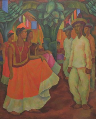 Diego Rivera (1886-1957), Baile en Tehuantepec, 1928. Óleo sobre tela