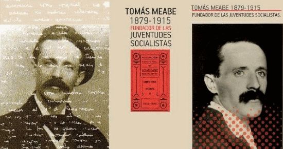 Cartel de la exposición Tomás Meabe (1879-1915) Fundador de las Juventudes Socialistas
