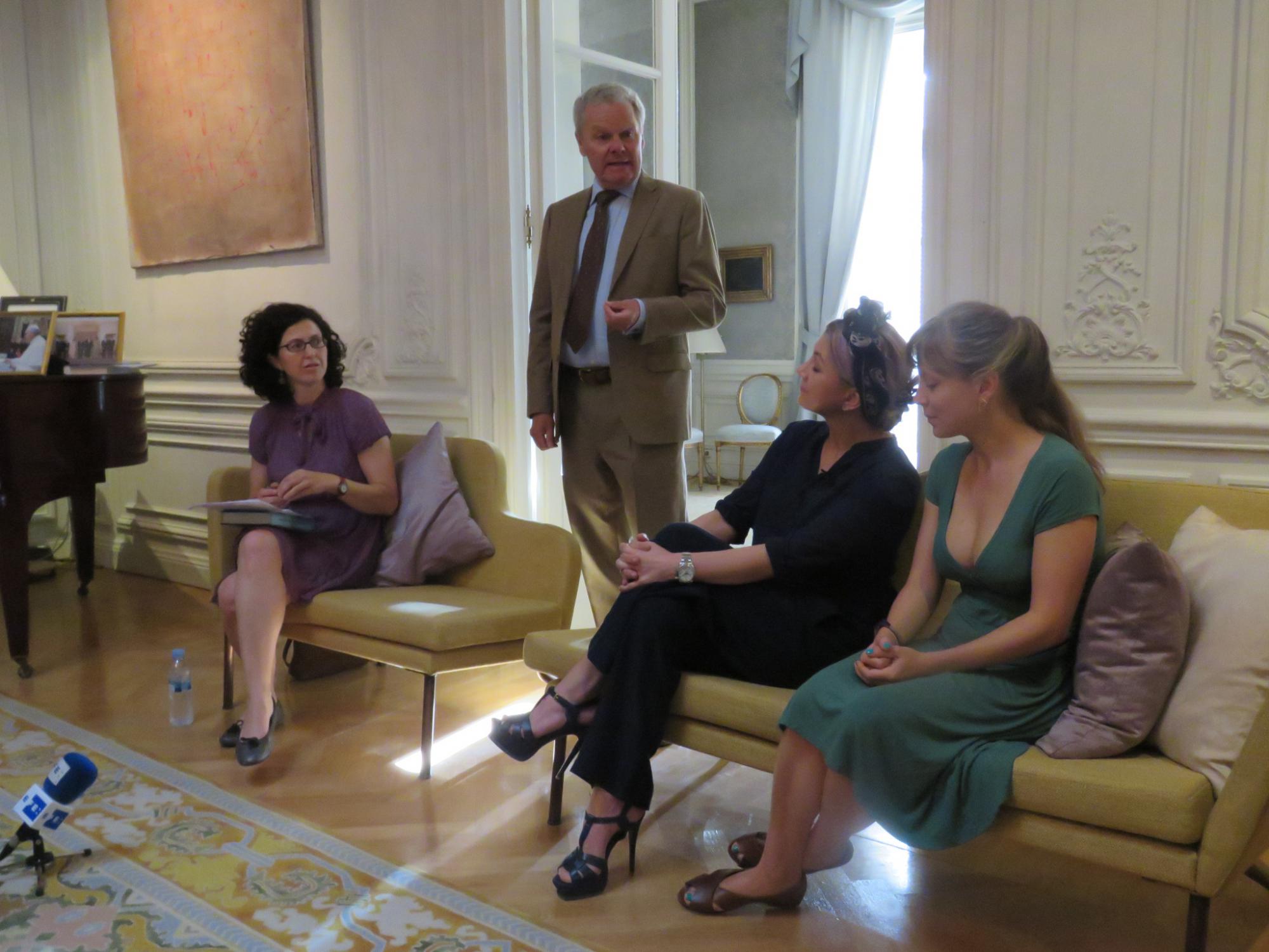 Presentación de la edición conmemorativa en la Residencia de la Embajada de Suecia en Madrid