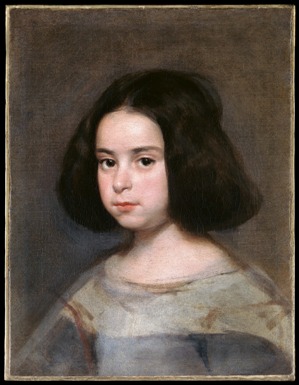 Retrato de niña. Diego Velázquez. Óleo sobre lienzo. ca. 1638-44
