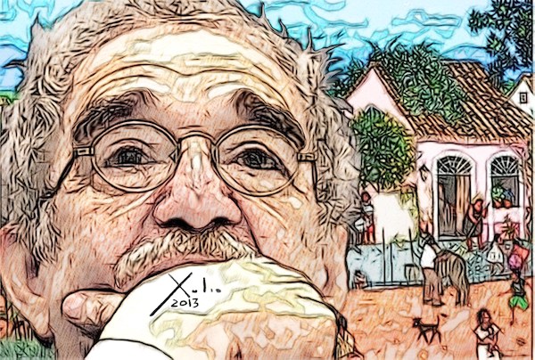 Xulio Formoso: Gabo.
Puedes encargar un póster de este dibujo de Xulio Formoso a publicidad@enlacemultimedia.es
